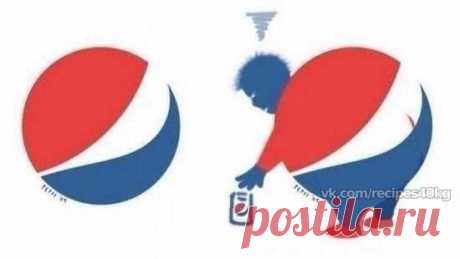 Вот что означает логотип известной газировки! / Всё за еду!