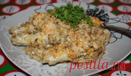 Гречневая каша с курицей в мультиварке