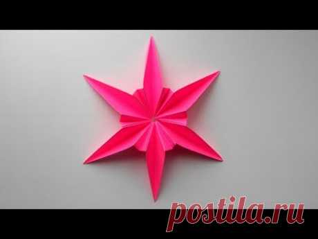 Звезда из бумаги. Поделки оригами своими руками - запись пользователя Getera (Александра Смирнова) в сообществе Работа с бумагой в категории Оригами