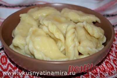 Вареники с яблоками
