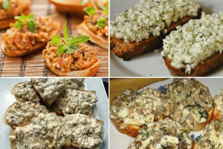 12 ВКУСНЕЙШИХ НАМАЗОК НА ХЛЕБ, КОТОРЫЕ УТОЛЯТ ГОЛОД В ДВА СЧЁТА!
Эти аппетитнейшие бутерброды порадуют вас своим вкусом и утолят чувство голода. Идеи можно использовать как для пикника, так и для завтрака!
Яично-луковая
Сварите яйца вкрутую и натрите их на крупной терке. Мелко нарежьте лук. Разотрите размягченное масло, смешайте его со сметаной, солью и перцем. Добавьте мелко нарезанную зелень.
2. Грибная
Поджарьте на подсолнечном масле 4 ст. л. мелко нарезанных грибов, посолите, поперчите. Выло
