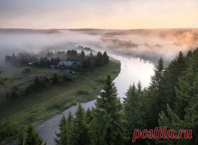 Река Чусовая, Свердловская область.