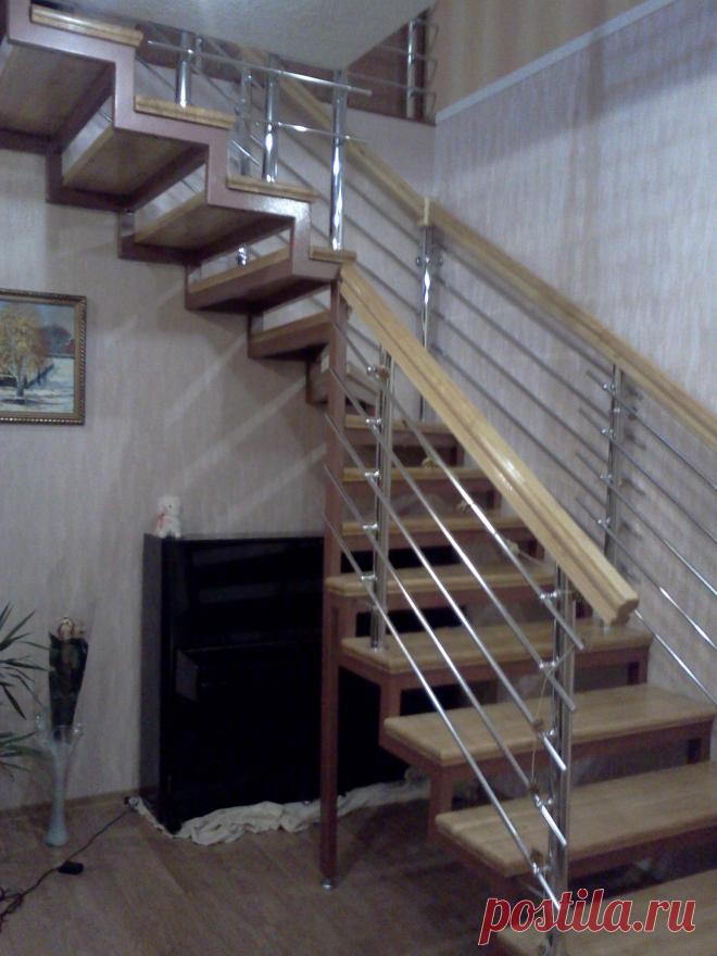 Лестница из профильной трубы своими руками: видео-инструкция по монтажу металлопрофиля, расчет, фото и цена