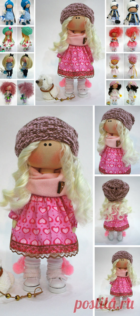 Handmade Doll Decor Doll Fabric Doll Nursery Doll Rag Doll