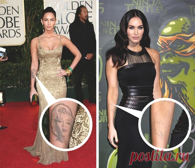 12 забавных историй, стоящих за татуировками звезд