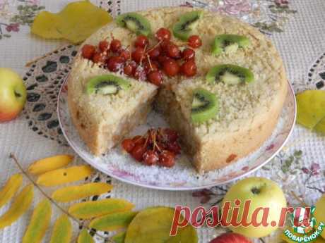 Яблочный кухен "Экономично, быстро, вкусно" Кулинарный рецепт