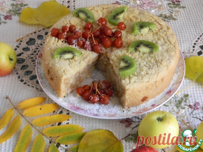 Яблочный кухен 