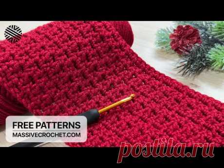 SUPER EASY & SUPER FAST Crochet Pattern for Beginners! ⚡️ 🥰 WONDERFUL Crochet Stitch for Blanket