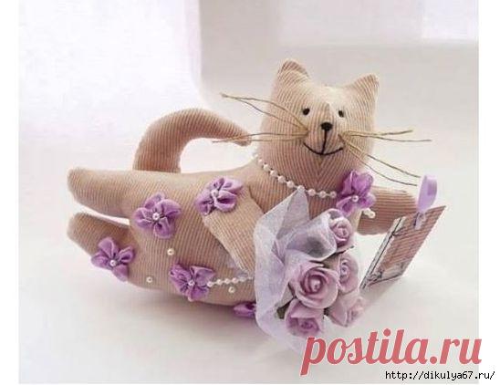 Коты и кошки в рукоделии.