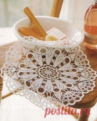 Связать салфетку крючком - Для уюта в доме
