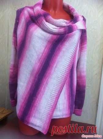 кардиган из пряжи COTTON GOLD BATIK Ещё весной прошлого года связала кардиганчик на заказ. Долго собиралась и наконец хвастаюсь. Может кому то придется по вкусу, а уже скоро осень...  Пряжа COTTON GOLD BATIK № 3302