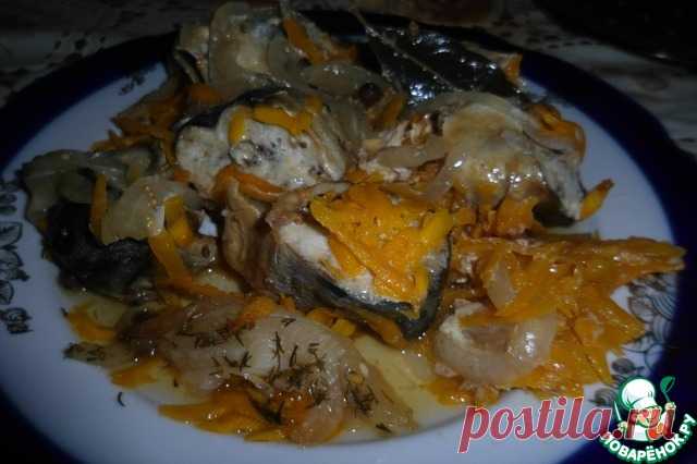 Скумбрия, запеченная в горшочке - кулинарный рецепт