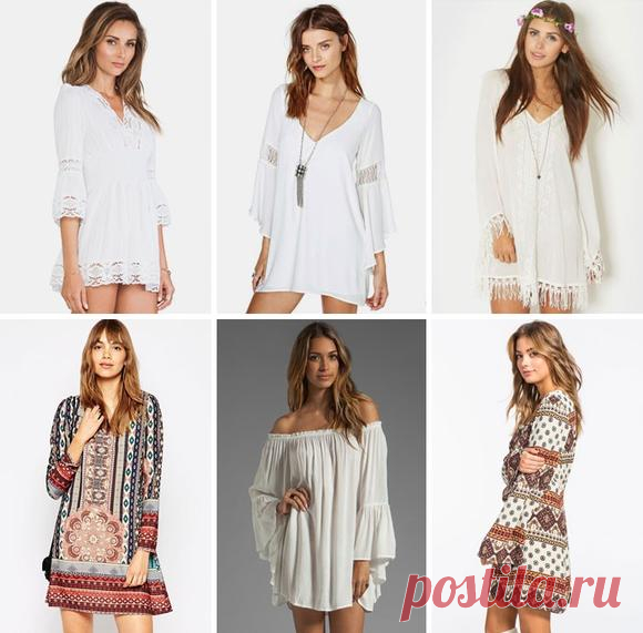 Платье В Стиле Бохо в Pinterest - Льняная эко-boho-одежда | Йогурт-микс