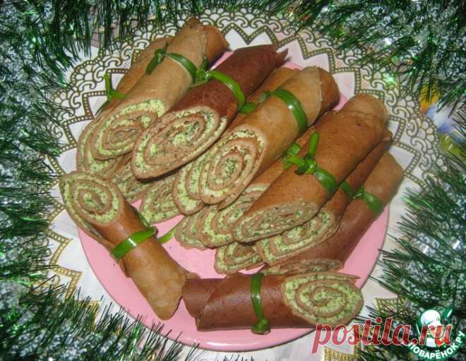 Рулетики из печени с начинкой – кулинарный рецепт