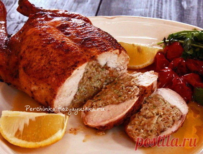 Фаршированная курица по-тоскански - Перчинка Хозяюшка -