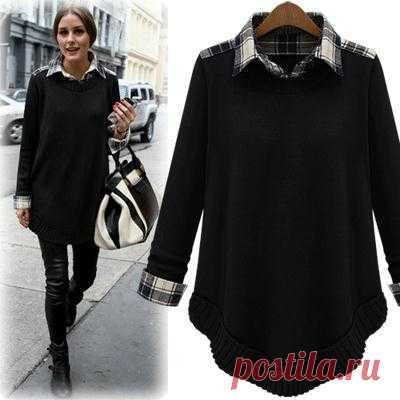 2014-New-Women-Brand-Deisigner-British-Elegant-Long-Sleeve-Loose-Knitwear-Faux-Two-Pieces-Arc-Pendulum.jpg (400×400)