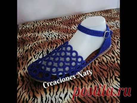 SANDALIA CON AROS PLASTICOS  MODELO ZUJE (reto noviembre)