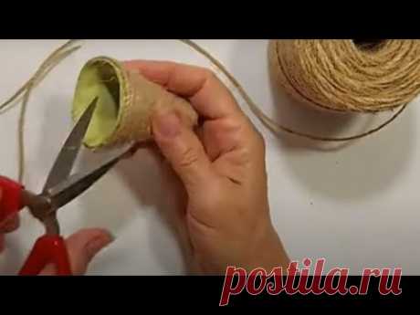 СКОРО ВСЕ так СДЕЛАЮТ!!!ДЁШЕВО!Коробки яиц клею на мешковину и ПРОДАЮ.DIY декорстен.идеи день матери