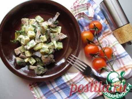 Салат из сельди, грибов и сыра - кулинарный рецепт