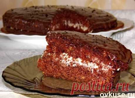 ДОМАШНИЙ ТОРТ &quot;ШОКОЛАДНЫЙ ШИК&quot; - Простые рецепты Овкусе.ру