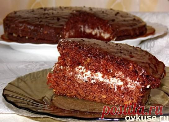 ДОМАШНИЙ ТОРТ "ШОКОЛАДНЫЙ ШИК" - Простые рецепты Овкусе.ру