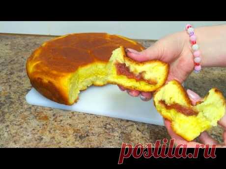 Духовка больше не нужна! Булочки с Начинкой на Сковороде! Пышные как ПУХ! Вы будете в восторге!