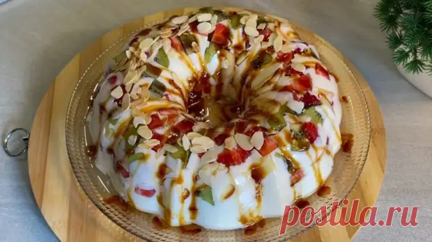 Сказочно вкусный десерт с фруктами без выпечки - БУДЕТ ВКУСНО! - медиаплатформа МирТесен