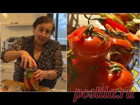 Соленья по-грузински от Этери - Пикантная ЗАКУСКА из Летних овощей - Влюблённый Дедушка