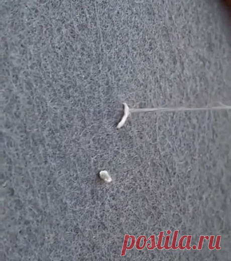 Закрепление нити без узелков