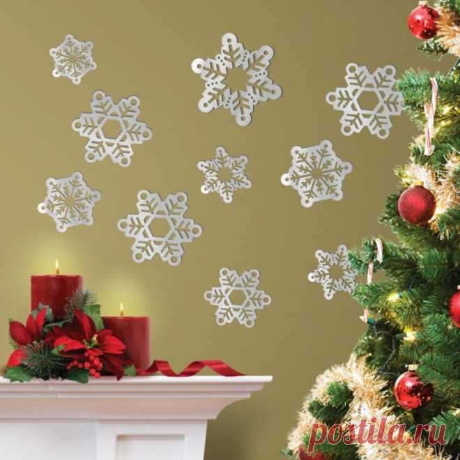 Шаблоны и схемы вырезания снежинок. Идеи применения снежинок в декоре! &raquo; Женский Мир