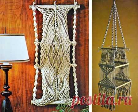 Scanning Around With Gene: Groovy Macramé |... / Рукоделие / Макраме / Pinme.ru