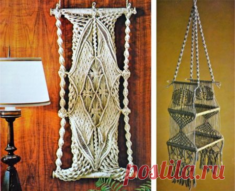 Scanning Around With Gene: Groovy Macramé |... / Рукоделие / Макраме / Pinme.ru