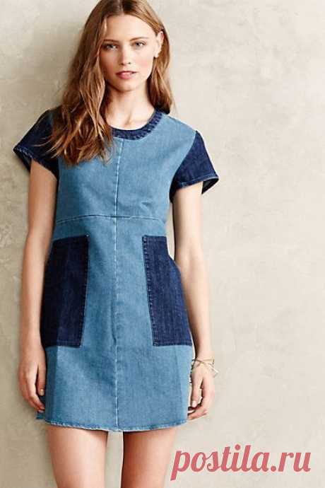 Denim Patch Pocket Shift