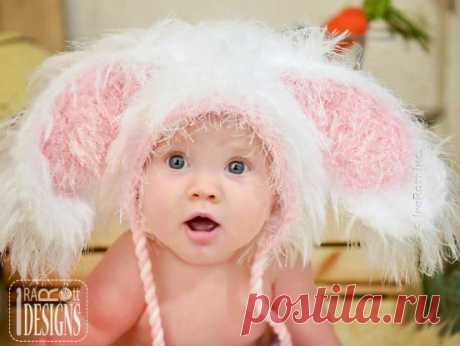 Floppy Bunny Ears Crochet Pattern With Video Tutorial Recipes, DIY, Craft, Gardening, Crochet and Kids activities.