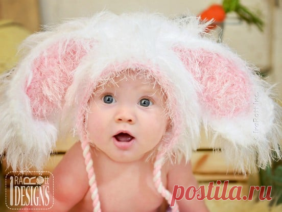 Floppy Bunny Ears Crochet Pattern With Video Tutorial Recipes, DIY, Craft, Gardening, Crochet and Kids activities.
