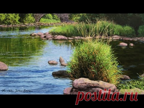#19 How To Paint Fast Flowing Water