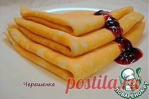 Блинчики простые, всегда удачные - кулинарный рецепт