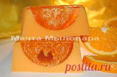 Мыло с люфой "Апельсиновая долька"