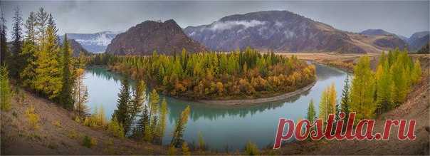 Река Катунь, Алтай. Автор фото — Павел Сухоребриков: nat-geo.ru/photo/user/293090/