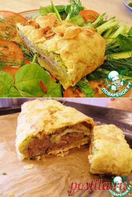 Пирог из лаваша и картофеля - кулинарный рецепт