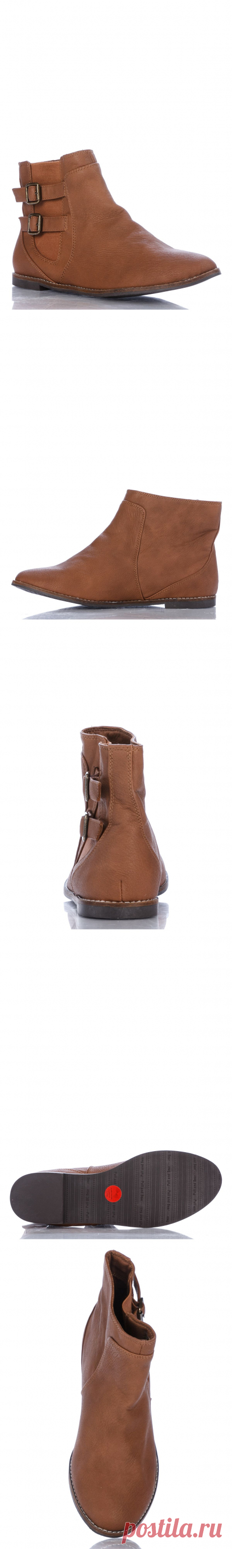 Ботинки коричневые - Pull&amp;Bear, акция действует до 02 ноября 2015 года | LeBoutique - Коллекция брендовых вещей от Pull&amp;Bear