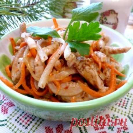 Хе из куриной грудки - острая и сытная закуска - МирТесен