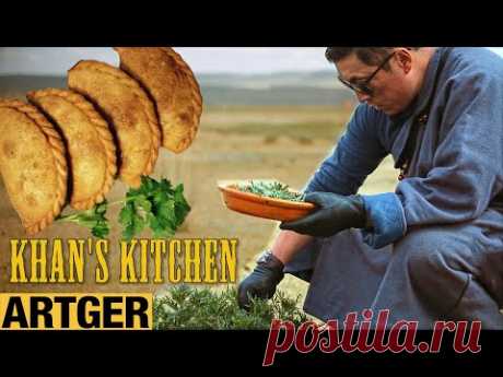 Khuushuur for The King with Stinging Nettle and Clotted Cream | Khan's Kitchen