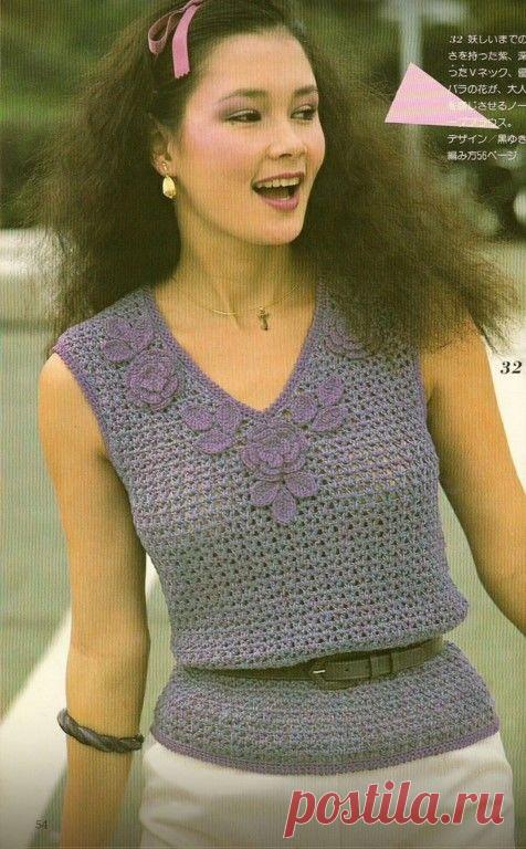 Летний топ крючком Новый конкурс с денежными призами! - условия читаем ЗДЕСЬ