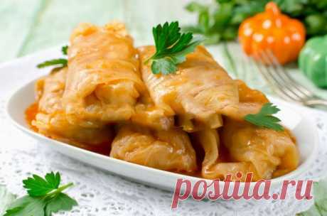 Как приготовить постные голубцы с грибами :: Кулинарные рецепты