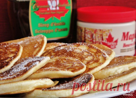 Блинчики с кленовым сиропом - пошаговый кулинарный рецепт на Повар.ру