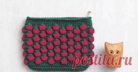 Punto Fresa de Crochet Tutorial-Patrón ♡ Tejidos Crochet