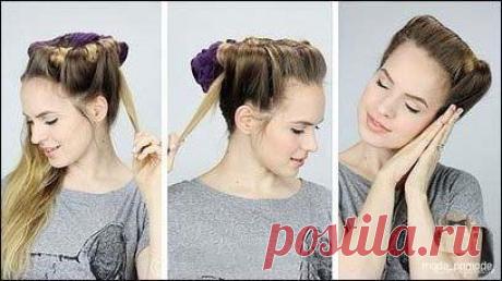 Как накрутить волосы на ночь