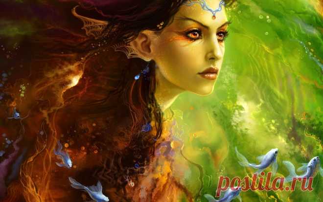 Скачать Русалки Фэнтези изображение в разрешении 1920x1200