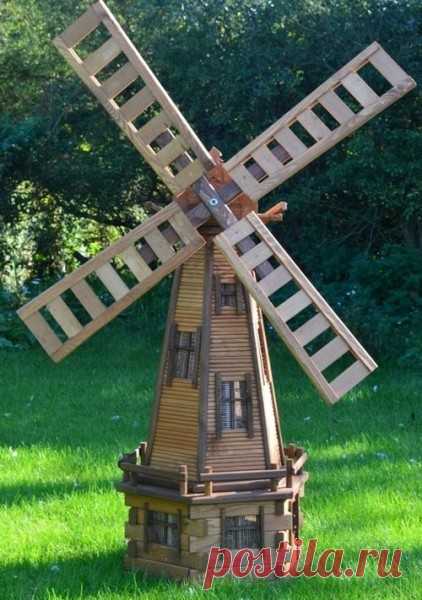 Мельница своими руками для сада: декоративная, садовая, чертежи, схема, видео-инструкция, фото и цена